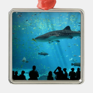 Ornement Métallique Requin de baleine masculin