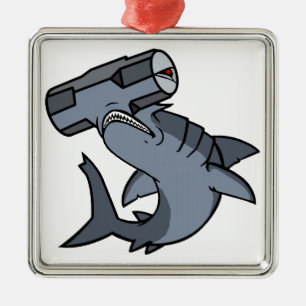 Ornement Métallique Requin principal de marteau de forgeron