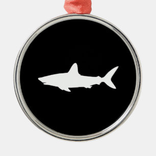 Ornement Métallique Requin qui Nage