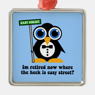 Ornement Métallique retraite drôle