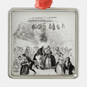 Ornement Métallique Réveillon de Noël à M. Wardle's