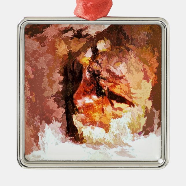 ORNEMENT MÉTALLIQUE RIVER SPIRIT (Devant)