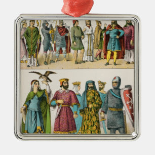 Ornement Métallique Robe de Français