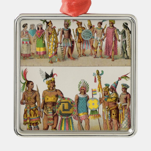 Ornement Métallique Robe mexicaine (Devant)