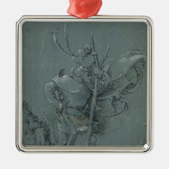 Ornement Métallique Saint Christopher, 1510 (Devant)