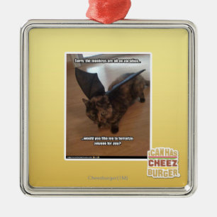 Ornement Métallique Singes des vacances