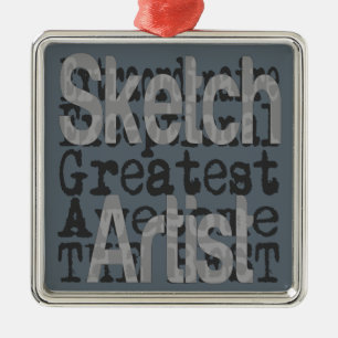Ornement Métallique Sketch Artiste Extraordinaire