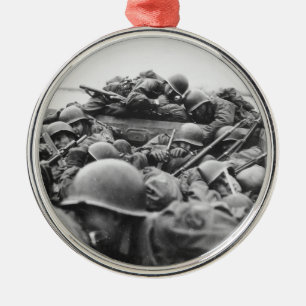 Ornement Métallique Soldats alliés de la deuxième guerre mondiale