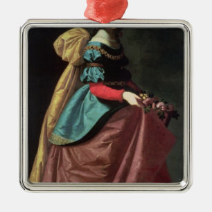 Ornement Métallique St Elizabeth du Portugal 1640