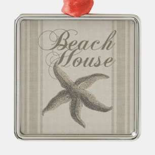 Ornement Métallique Starfish Beach House Plage Côté Côte