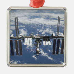Ornement Métallique Station spatiale internationale en orbite 2