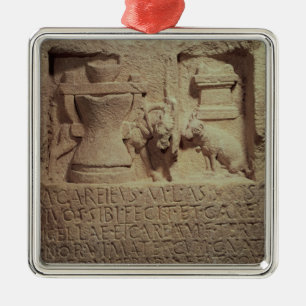 Ornement Métallique Stele du miller Marcus Careius Asisa
