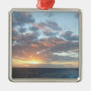Ornement Métallique Sunrise at Sea I Pastel Seascape