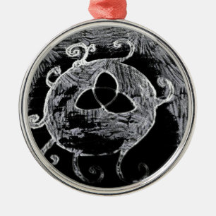 Ornement Métallique symbole wiccan pour les sorcières
