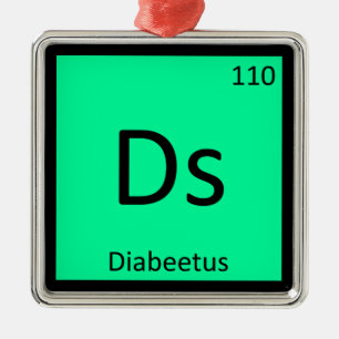 Ornement Métallique Tableau Périodique De Chimie De Mème De Diabeetu