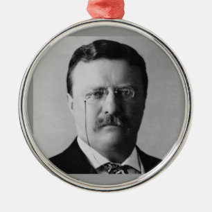 Ornement Métallique Theodore Roosevelt 26th President