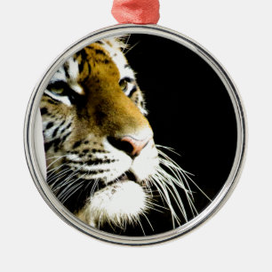 Ornement Métallique Tigre