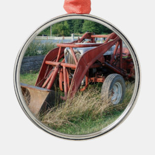 Ornement Métallique tracteur