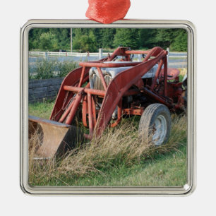 Ornement Métallique tracteur