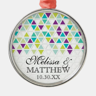 Ornement Métallique Triangle Motif triangulaire triangulaire