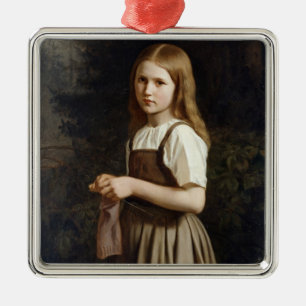 Ornement Métallique Tricot de fille, 1854