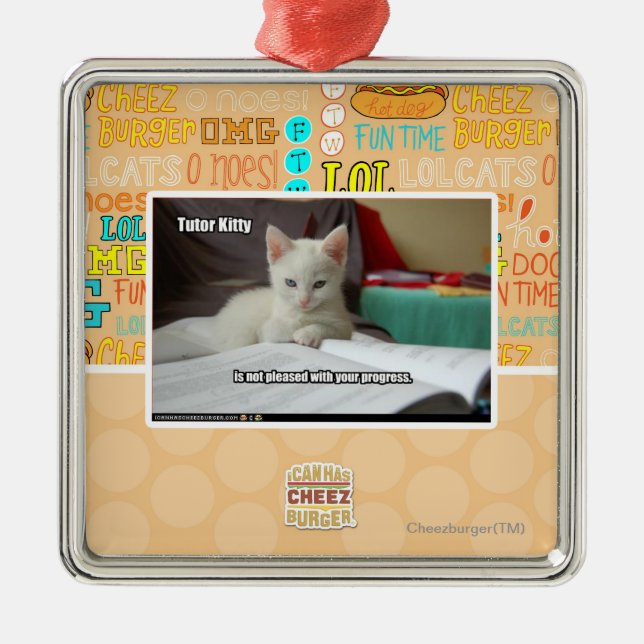 Ornement Métallique Tuteur Kitty (Devant)