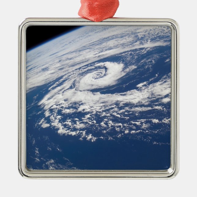 Ornement Métallique Un cyclone subtropical (Devant)