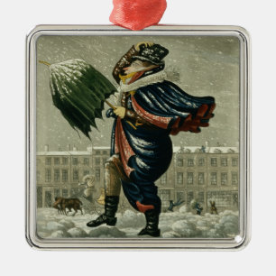 Ornement Métallique Un Joyeux Noël et une bonne année à Londres,
