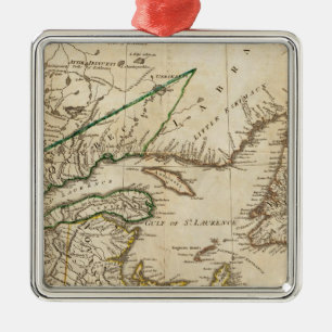 Ornement Métallique Une carte générale des colonies britanniques du