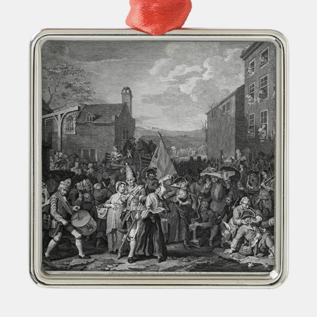 Ornement Métallique Une représentation de mars des gardes (Devant)