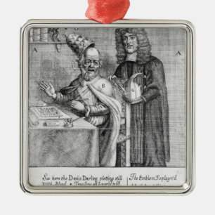 Ornement Métallique Une représentation de Titus Oates