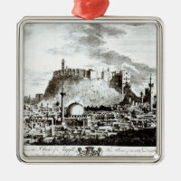 Une vue de la ville et du château d'Alep, Syrie