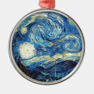 Ornement Métallique van gogh la nuit étoilée 1889 Art Vintage