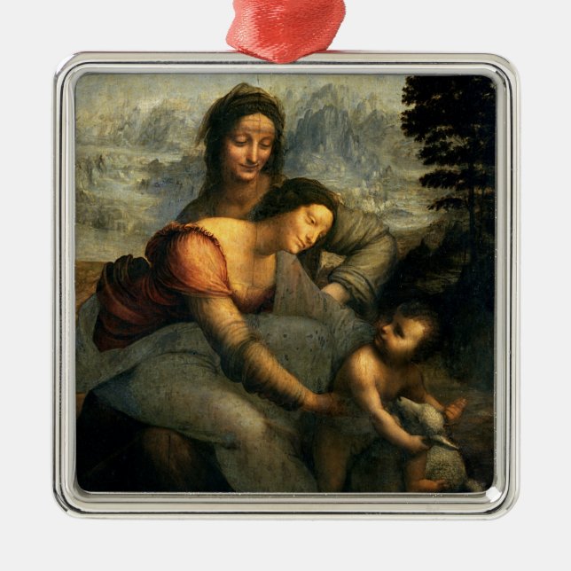 Ornement Métallique Vierge et enfant avec St Anne, c.1510 (Devant)