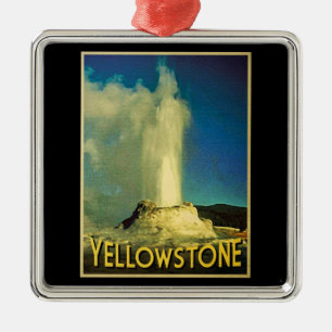 Ornement Métallique Vieux fidèles de Yellowstone