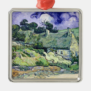 Ornement Métallique Vincent van Gogh Maisons de chaume à Cordeville