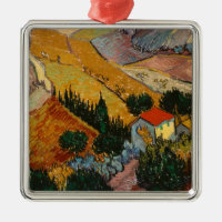Vincent van Gogh | Paysage avec Maison & Plowman