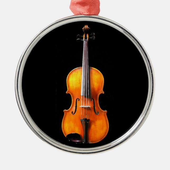 Ornement Métallique Violon/ornement vacances d'alto (Devant)