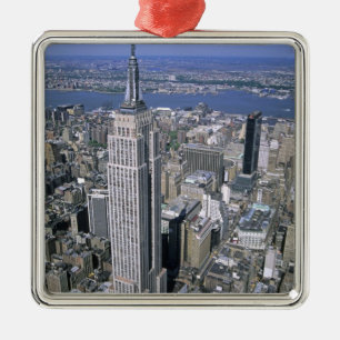 Ornement Métallique Vue aérienne de l'Empire State Building et