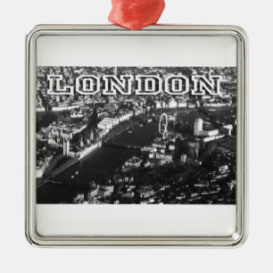Ornement Métallique Vue aérienne de Londres