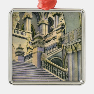 Ornement Métallique Vue de l'escalier grand