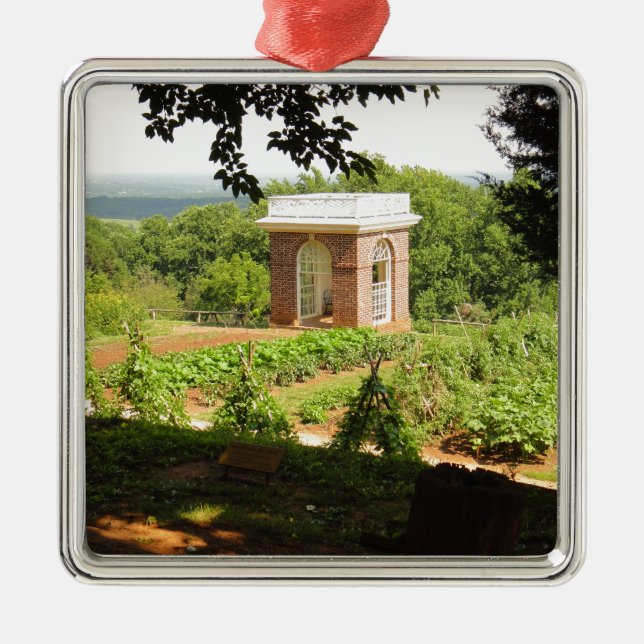 Ornement Métallique Vue de Monticello (Devant)