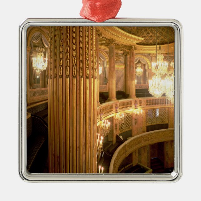 Ornement Métallique Vue intérieure du théatre de l'opéra regardant (Devant)