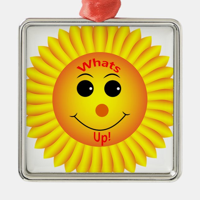 Ornement Métallique Whats Up ! (Devant)