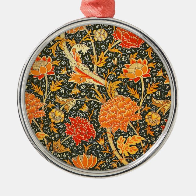 Ornement Métallique William Morris Cray Fond d'écran Motif (Devant)