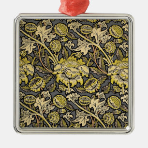 Ornement Métallique William Morris Wey Fond d'écran Floral