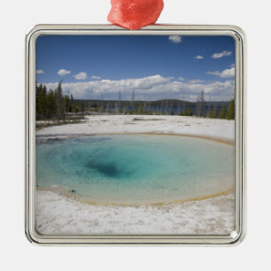 Ornement Métallique WY, Parc national de Yellowstone, West Thumb Geyse