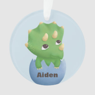 Ornement mignon de bébé d'oeufs de Dino de