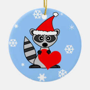 Ornement mignon de Noël de casquette de Père Noël