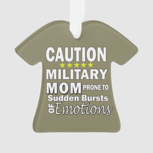 Ornement militaire de maman (devant)